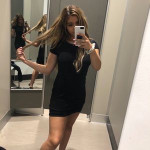 Fitted t shirt dress